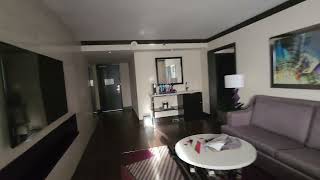 Harrahs Las Vegas Room Tour  Upgraded to a Suite [upl. by Aitekram701]