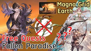 GBF Belial ベリアル Solo Quest Fallen Paradise Showcase with Earth Magna マグナ Robin Hood Ver [upl. by Ellehsal943]