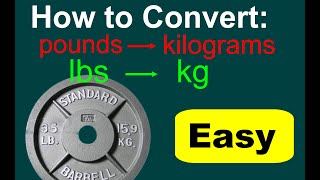 Converting lbs to kg lbs to kg conversion Conversions of pounds to kilograms [upl. by Zenas421]