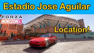 Forza Horizon 5 Estadio Jose Aguilar Location  MATCHDAY Photo Challenge [upl. by Aimekahs]