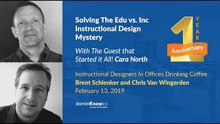 Solving The Edu vs Inc Instructional Design Mystery With Special Guest Cara North  IDIODC Ep45 [upl. by Oiracam664]