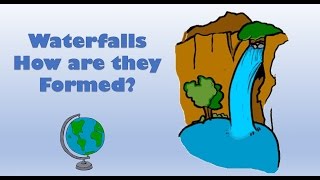 How a Waterfall is formed  labelled diagram and explanation [upl. by Afihtan999]