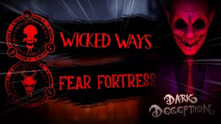 Dark Deception Chapter 5 Fear Fortress Wicked Ways amp Secret Final Level Updates QnA Recap Part 3 [upl. by Thirza]