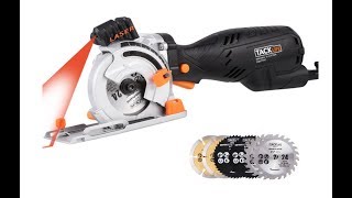 Tacklife CSK77AC Advanced Mini Circular Saw Preview [upl. by Eilerua]