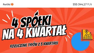 Odc 42 Moje 4 propozycje spółek z GPW na 4 kwartał 2024 Podsumowanie i rozliczenie zakupów za Q3 [upl. by Culley851]