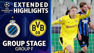 Club Brugge vs Borussia Dortmund Extended Highlights  Group Stage  Group F  UCL on CBS [upl. by Ketchan]