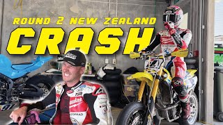 NZSBK ROUND 2  CRASHES amp BIKE PROBLEMS  TODD TV [upl. by Heinrik]