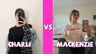 Charli D’amelio Vs Mackenzie Ziegler TikTok Dances Compilation [upl. by Nimoynib]