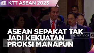 Jokowi ASEAN Sepakat Tak Jadi Proksi Bagi Kekuatan Manapun [upl. by Serafine325]