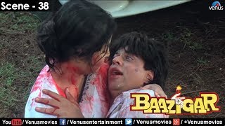 Sharukh Khan dying Baazigar [upl. by Yelloh]