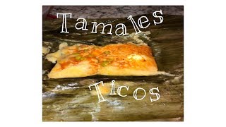 Receta de ricos tamales costarricenses con un toque mexicano [upl. by Mil]