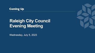 Raleigh City Council Evening Meeting  October 3 2023 [upl. by Hcnarb867]