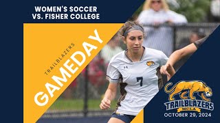 Womens College Soccer Fisher College at MCLA 102924 [upl. by Kristianson]