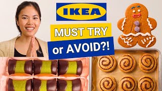 IKEA Holiday Snack Haul Rating Foods From 110 [upl. by Eceinert]