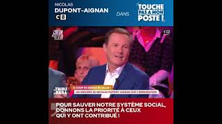 Pour sauver notre système social donnons priorité à ceux qui y ont contribué  tpmp [upl. by Ennalorac90]