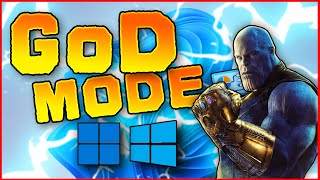 GOD MODE on WINDOWS  easily access all settings [upl. by Eceerehs792]