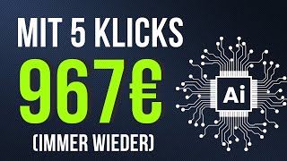 💵Online Geld verdienen mit neuer KI und gratis Webseite💵 [upl. by Sandberg283]