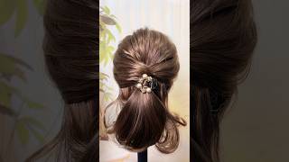 Full hair style in only 1 cutcher 😁 hairstyles shorts ytshorts viralvideo [upl. by Aronal]