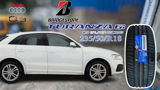 Bridgestone TURANZA6i New Modal 23550R18 Fitting Audi Q3 [upl. by Granniah]