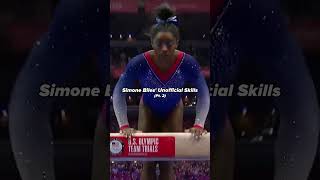 Do you think she could ever land this🤔 gymnastics beam simonebiles [upl. by Abih]