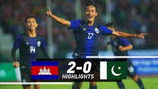 Cambodia Vs Pakistan FIFA World Cup Qatar 2022 amp Asian Cup 2023 Qualifiers [upl. by Lennox132]