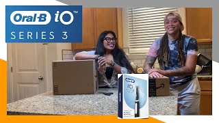 OralB iO Series 3 Limited Deep Clean Rechargeable Electric Powered Toothbrush Unboxing Amazon Order [upl. by Genevieve265]