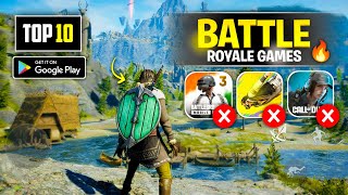 Top 10 New Battle Royale Games for Android 2024  Best Battle Royale Games Like Free Fire amp BGMI [upl. by Trumaine]