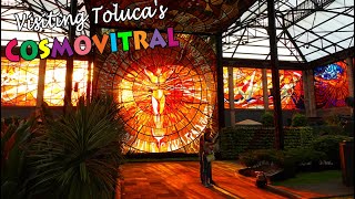 Visiting Tolucas Cosmovitral Mexico [upl. by Sesylu]