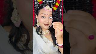 Karwachauth P Safety Pin🧷Se Gajra😱😲😳 shorts youtubeshorts shortsviral trending beutyhack hack [upl. by Strauss]