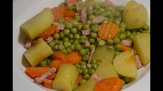 Lardons petits pois pdt carottes cookeo [upl. by Natfa546]