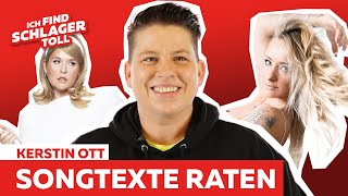 Hat KERSTIN OTT heimlich geübt Wir sind überrascht 🍾  Songtexte raten  Stars amp Stories [upl. by Rickie]