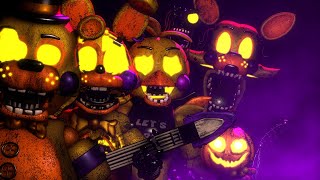 FNAF C4D SPEED ART FNAF Movie Poster Halloween Toys Version [upl. by Salba422]