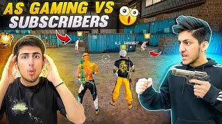 AS Gaming And GodSunny In Lone Wolf 2 Vs 2 With Subscribers😮😍Free Fire India [upl. by Shing563]