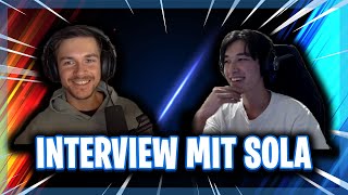 INTERVIEW MIT Solaaaa CONTENT CREATION UND ESPORTS [upl. by Eicnan]