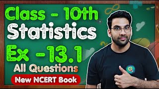 Class  10 Ex  131 Q1 to Q9 Statistics  NEW NCERT  CBSE GREEN Board [upl. by Jo-Ann]