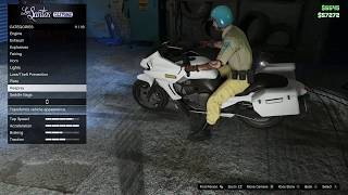 GTA5 How To Get A Custom Personal Police Bike And Store It In Your Garage For GTA RP  Dinka Thrust [upl. by Nollid46]