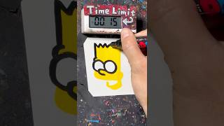 【ASMR】Drawing Bart Simpson in 40 Sec [upl. by Horatia]