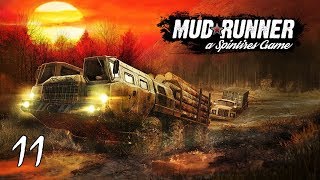 Spintires Mudrunner 11G KRAZ  Niezwyciężony [upl. by Novyert913]