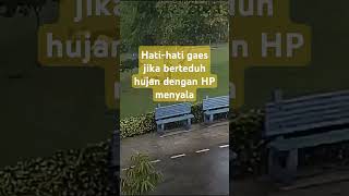 Hatihati ya gaes berteduh lah di dalam rumah atau gedung petir video shorts fyp [upl. by Dwyer869]