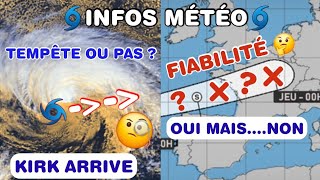 INFOS MÉTÉO  TEMPÊTE KIRK FORTES PLUIES AU NORD ÉPISODE MÉDITERRANÉEN AU SUD [upl. by Derf]