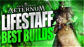 UPDATED Life Staff PvP Builds amp Best Gear  New World Aeternum [upl. by Kirsteni]