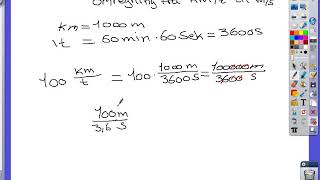 omregning af Kmt til ms [upl. by Adniuqal]