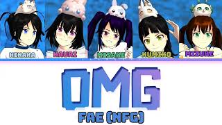 FAE NFG  quotOMGquot lyics color coded lyics KIM RUKO [upl. by Kimmy535]