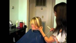 Haircut  Long Swing Bob to Short Swing Bob  Tutorial [upl. by Rehm]