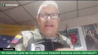 quotEl malandro jefe de los colectivos Valentín Santana envió ultimátumquot [upl. by Hanfurd638]