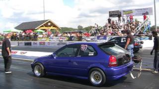 Splitfire Turbo EK Civic vs Adams Turbo EG Civic [upl. by Ahso]