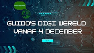 Guidos digi wereld vanaf 4 december [upl. by Hephzipa]