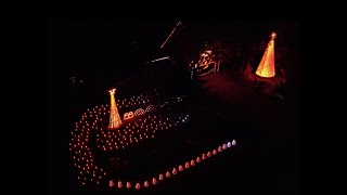 Lights on Hullsville 2024 Full Halloween Lightshow [upl. by Millar]