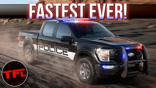 The New Ford F150 Police Responder Is a Crazy Fast PickUp Here’s The Triple Digit Top Speed Spec [upl. by Ellahcim484]