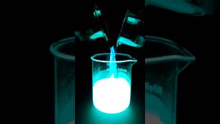 Using luminol to make a glowing waterfall [upl. by Garmaise]